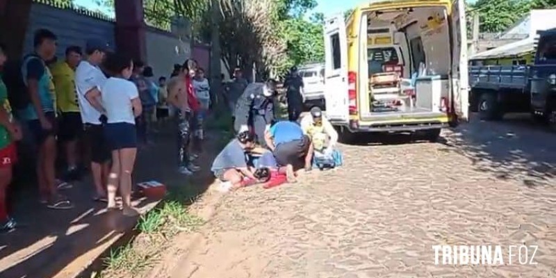 Motociclista delivery é baleado nas costas em Ciudad Del Este