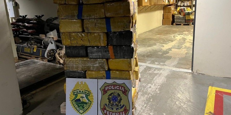 PF e BPFRON apreendem 961 Kg de maconha em Santa Helena