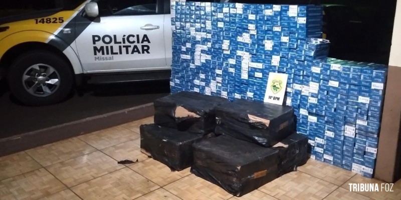 PM apreende veículo com contrabando na cidade de Missal