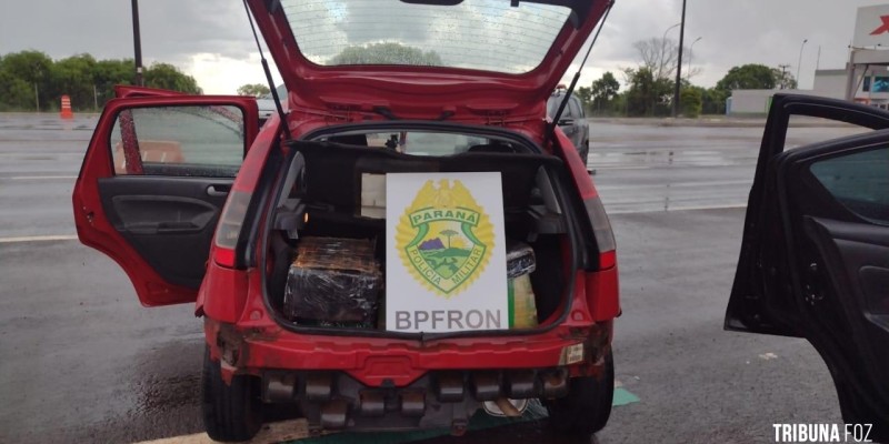 BPFRON apreende 122,8 Kg  de maconha em Céu Azul