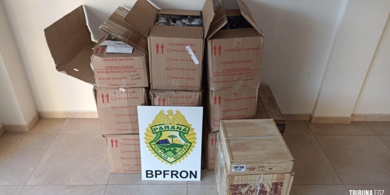 BPFRON apreende carregamento de vinhos contrabandeados no sudoeste do Paraná