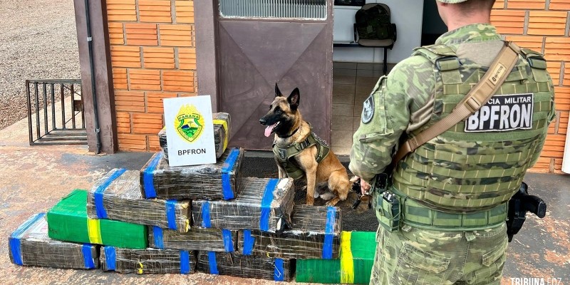 BPFRON apreende carro carregado com drogas em Pato Bragado