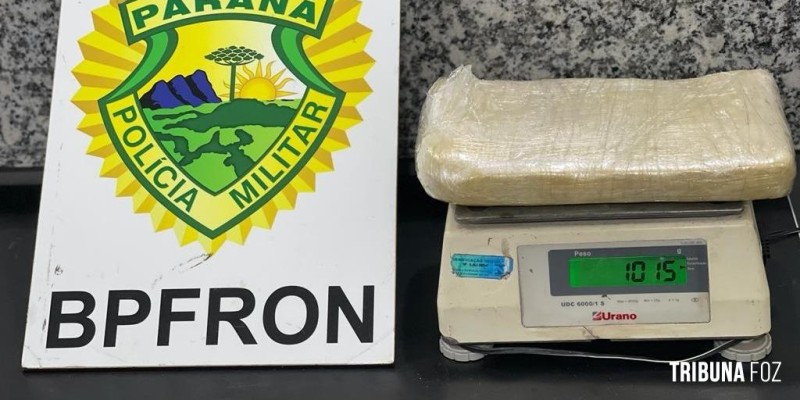 BPFRON apreende droga em ônibus na cidade Céu Azul