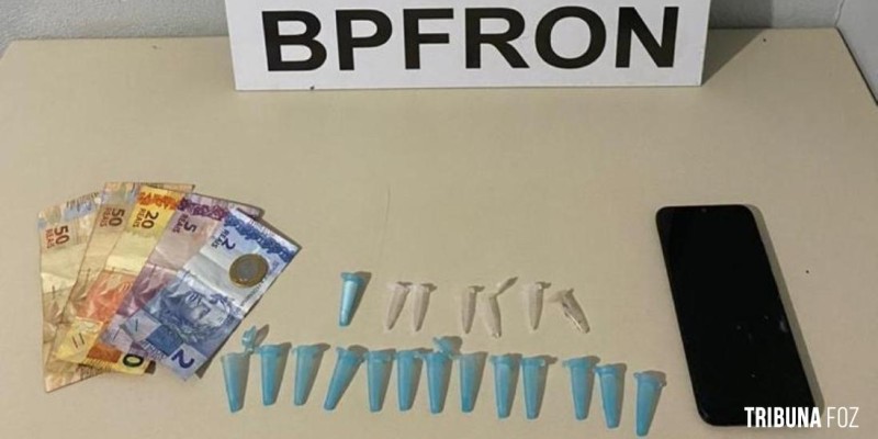 BPFRON  apreende drogas em Santa Izabel do Oeste