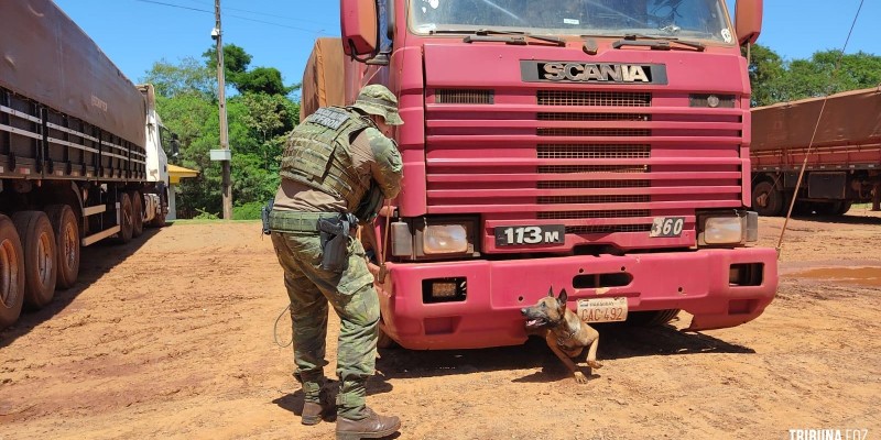 BPFRON e Receita Federal realizam operação de fiscalização em Santa Helena