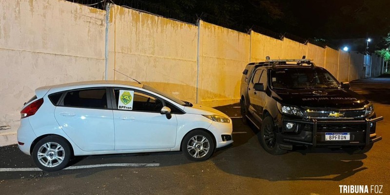 BPFRON recupera veículo furtado em Foz do Iguaçu