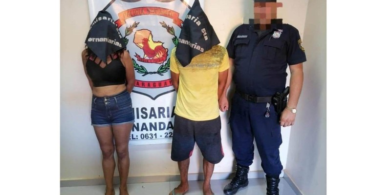 Casal é preso acusado de furto em Hernandárias