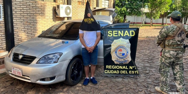 Homem é preso 7,5 Kg de cocaína em Ciudad Del Este