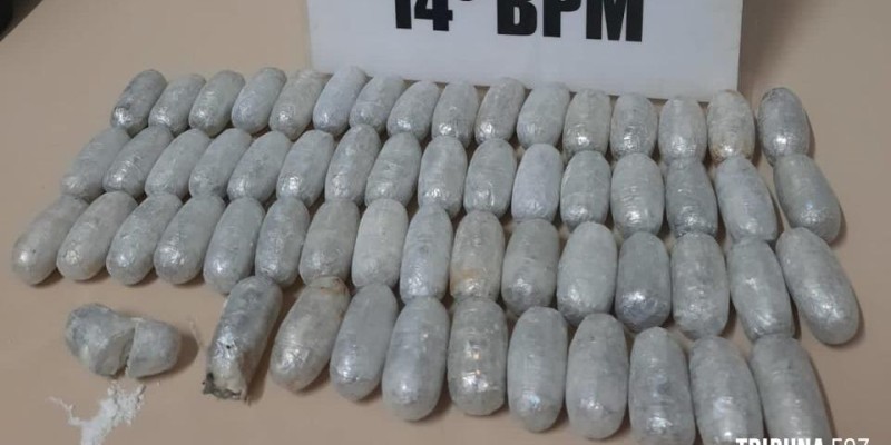 PM apreende cocaína com estrangeiro em Foz do Iguaçu