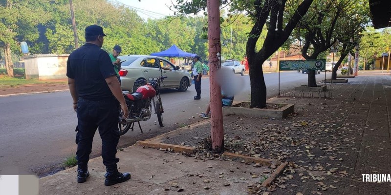 Policia prende motociclista embriagado em Puerto Iguazu