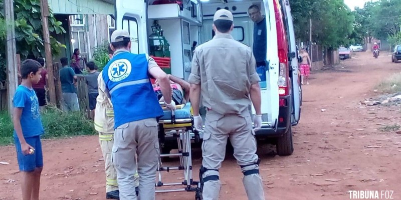 Siate atende vítima de queda na Invasão do Bubas