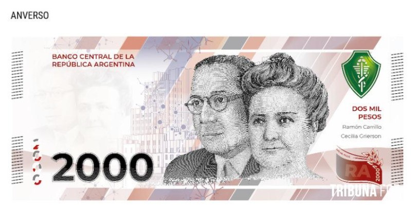 Banco Central da Argentina emitirá notas de 2.000 pesos