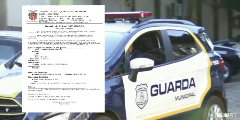 Guarda Municipal cumpre mandado de prisão na Vila C