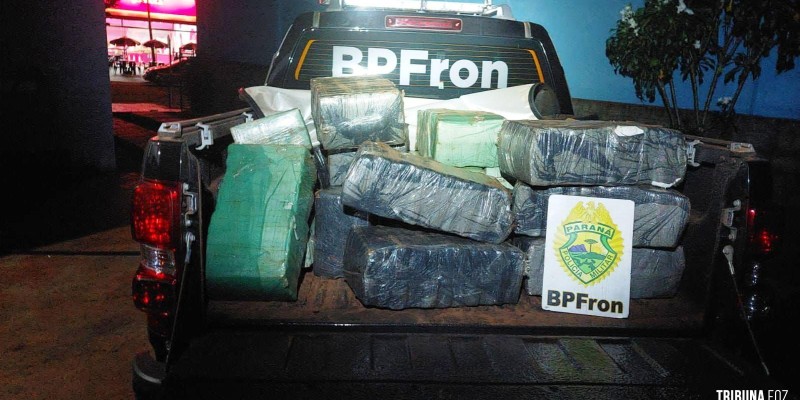 BPFRON apreende 1624 Kg de maconha em Pato Bragado