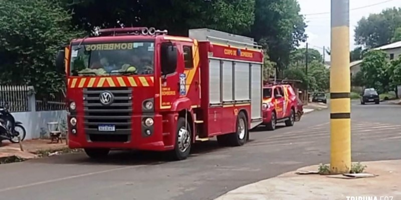 Curto circuito mobiliza o Corpo de Bombeiros no Porto Meira