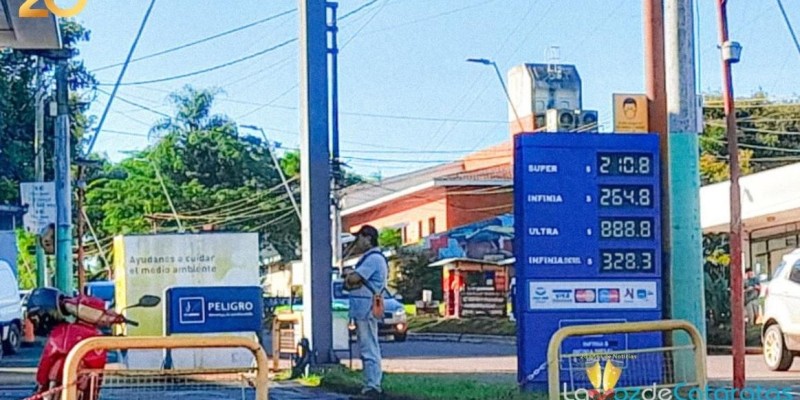 Gasolina argentina em Puerto Iguazu subiu 3,8% agora ela custa a R$ 3,19 o litro