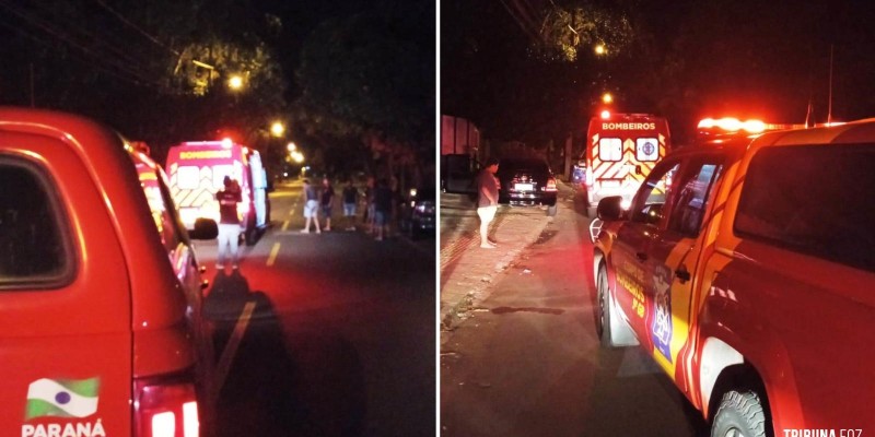 Siate socorre jovem  esfaqueado durante a madrugada