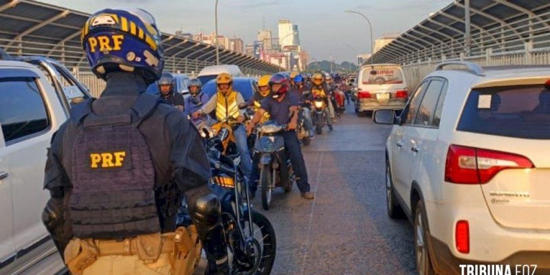 Operação Motos é deflagrada na Ponte Internacional da Amizade