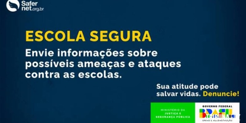 Governo abre canal para receber denúncias de ataques em escolas