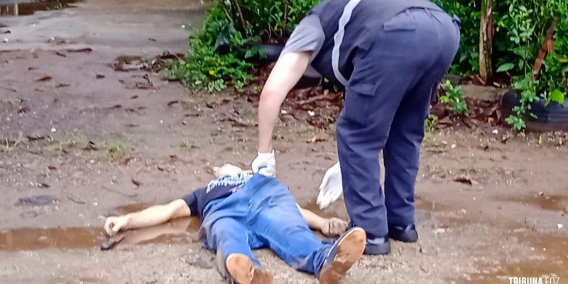 Homem é morto a tiros no Bairro Campos do Iguaçu