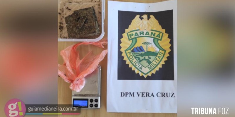 PM detém duas pessoas e apreende drogas em Vera Cruz do Oeste