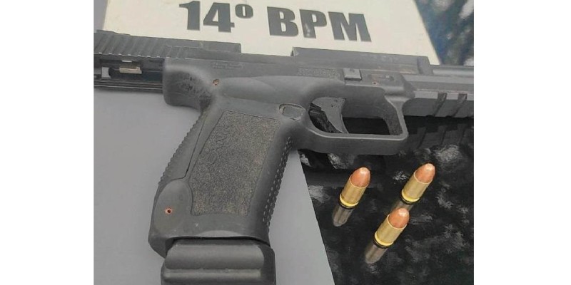 Polícia Militar apreende arma de fogo na Vila Portes