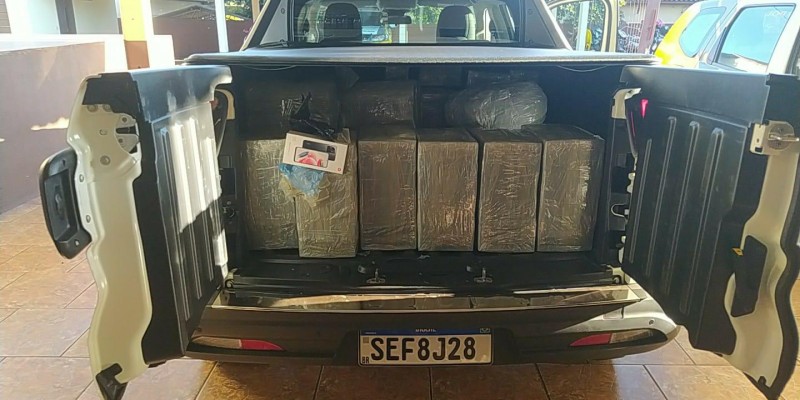 Polícia Militar apreende contrabando em São Miguel do Iguaçu