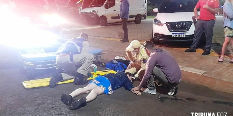 Siate socorre vítima de atropelamento na Vila Yolanda