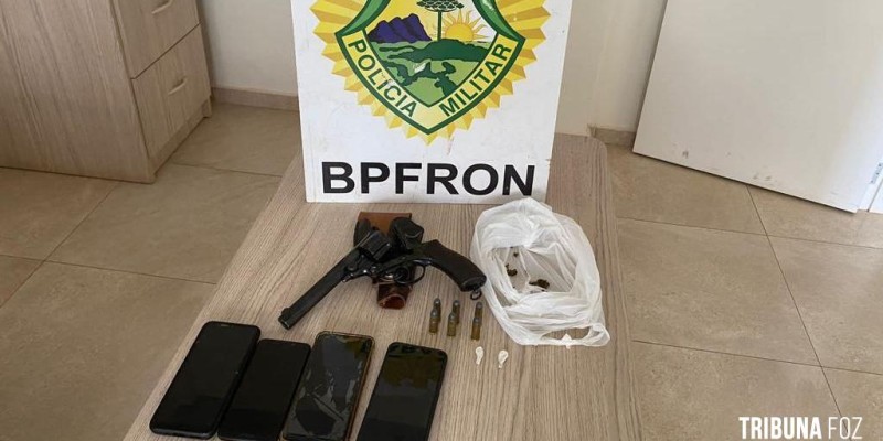 BPFRON apreende arma de fogo em Santo Antônio do Sudoeste