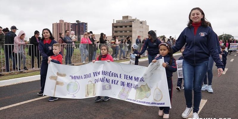 Desfile de Aniversário da cidade terá a participação de 2 mil alunos da Rede Municipal