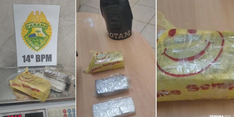 Mulher é presa pela ROTAM com 650 gramas de haxixe