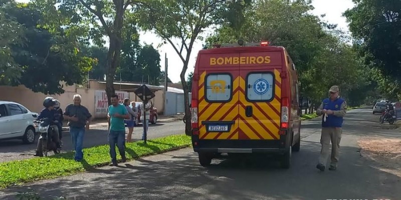 Siate socorre vítima de acidente de trânsito na Av. Alemanhã
