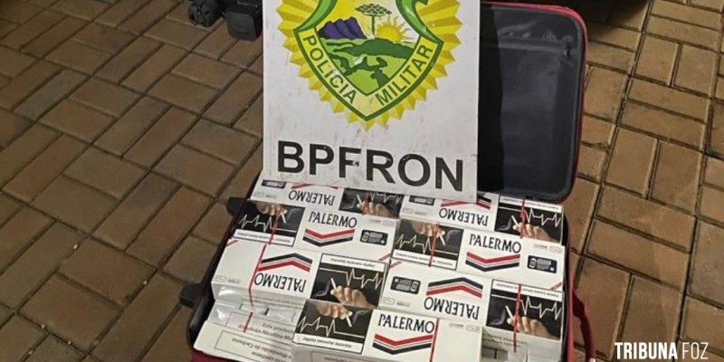 BPFRON apreende cigarro contrabandeado em Pérola D’Oeste