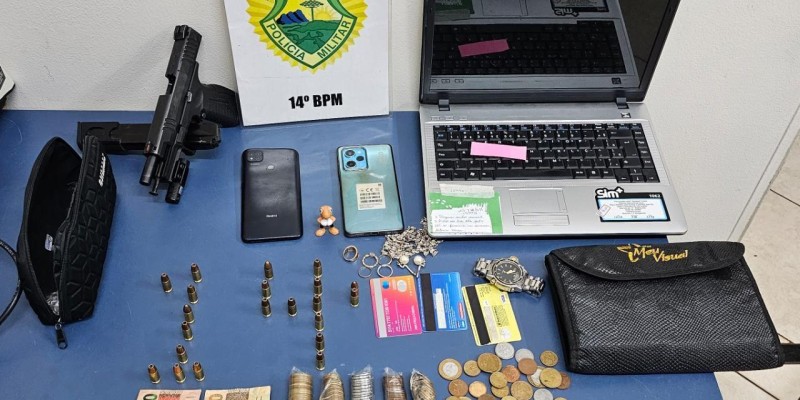 PM prende assaltantes em flagrante no Jardim Petrópolis