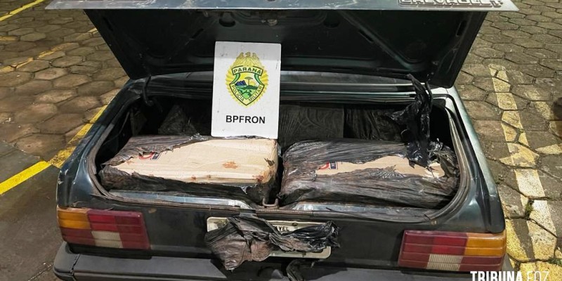 BPFRON apreende 500 pacotes de cigarro na PR-317