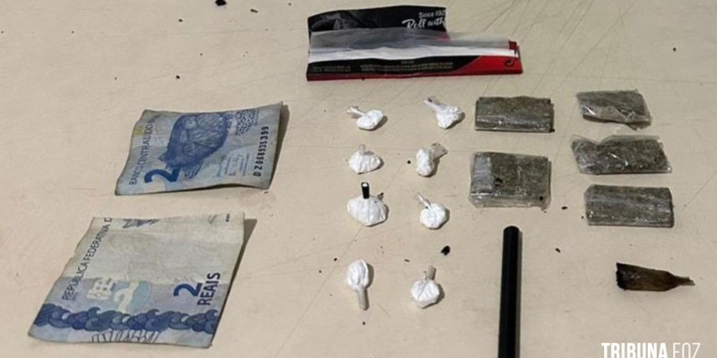 PM prende homem com drogas no Jardim Polo Centro