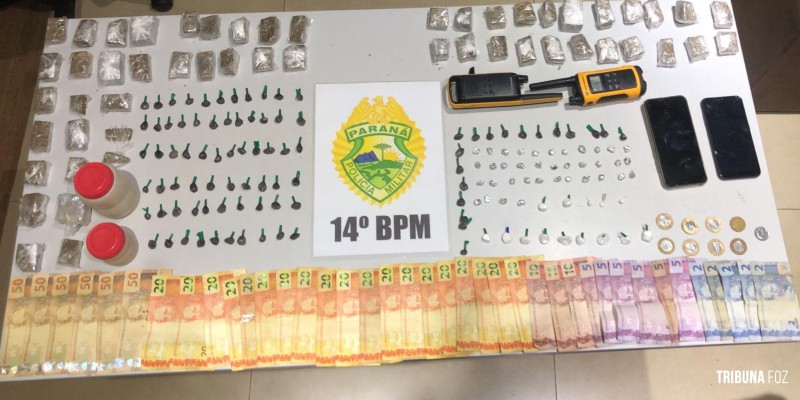 PM prende quatro pessoas por tráfico de drogas em Medianeira