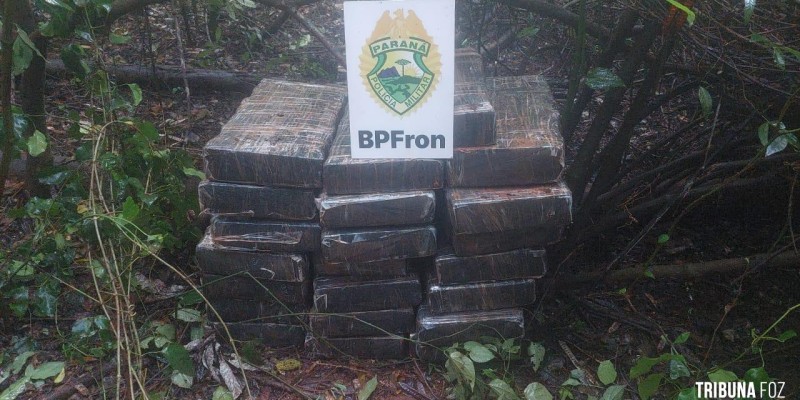 1ª Cia do BPFRON apreende 236,3 Kg de maconha em Santa Helena 