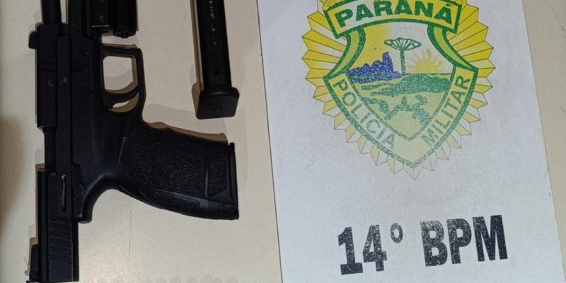 PM prende homem por porte de arma de fogo em Medianeira