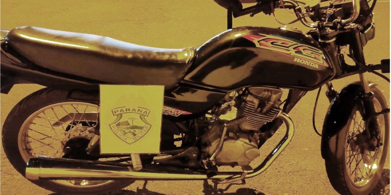 PM recupera motocicleta furtada no Bairro Vila C