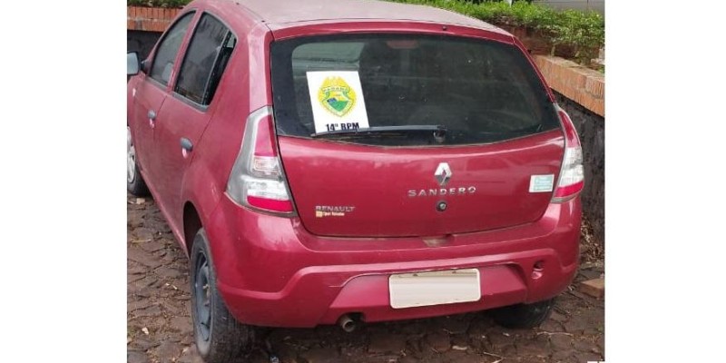 Polícia Militar recupera veículo furtado no Jardim Festugato