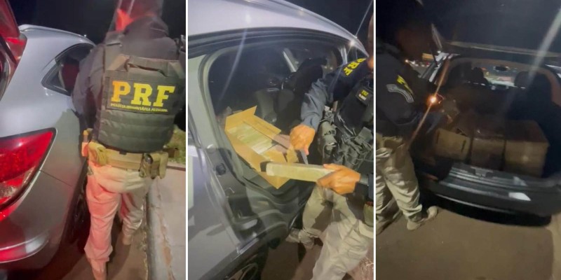 PRF apreende 179 Kg de maconha em São Miguel do Iguaçu