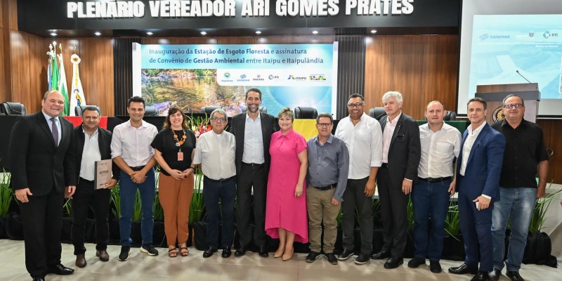 Sanepar e Itaipu inauguram primeiras obras de um pacote de R$ 184 milhões na região Oeste