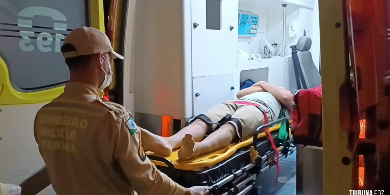 Siate atende vítima de queda de plano elevado 