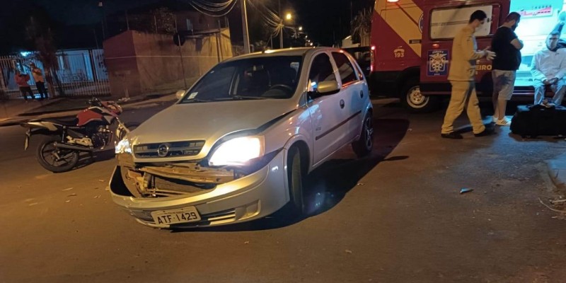 Siate socorre motociclista após colisão no Bairro Morumbi