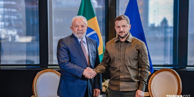 Lula e Zelensky tiveram 