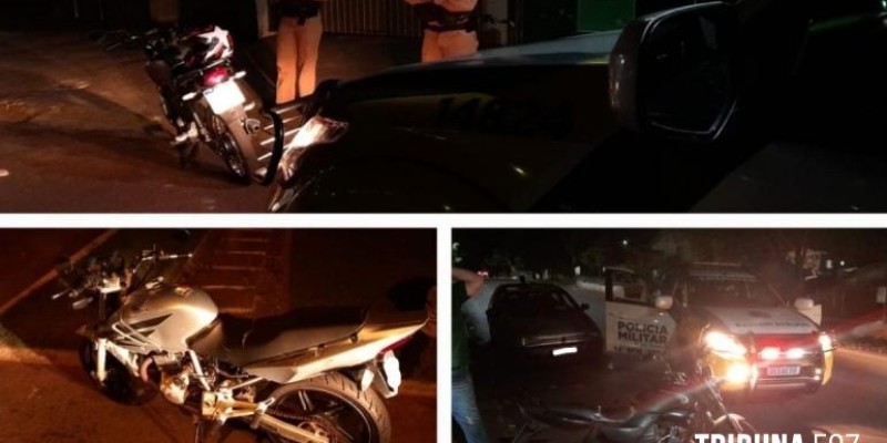 PM apreende 10 motos irregulares em São Miguel do Iguaçu