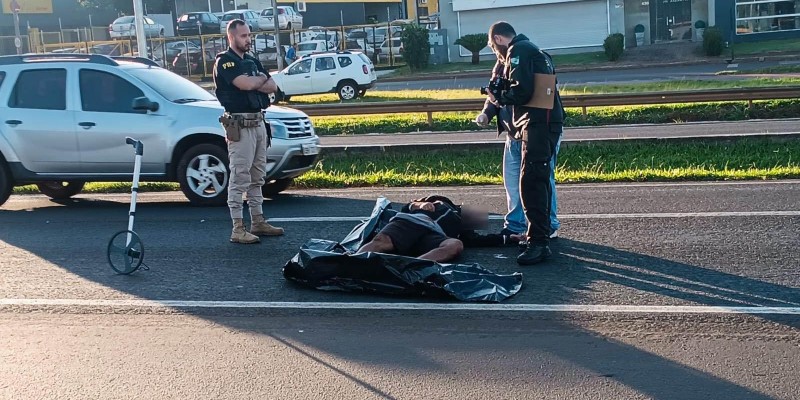 Ciclista morre após mal súbito na BR-277