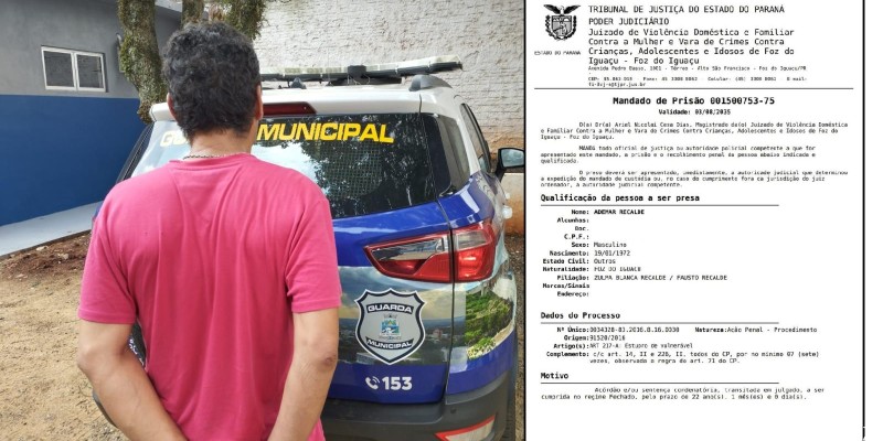 Guarda Municipal cumpre mandado de prisão no Bairro Morumbi