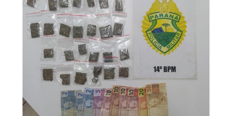 Militares do CHOQUE prende traficante no Jardim São Luiz
